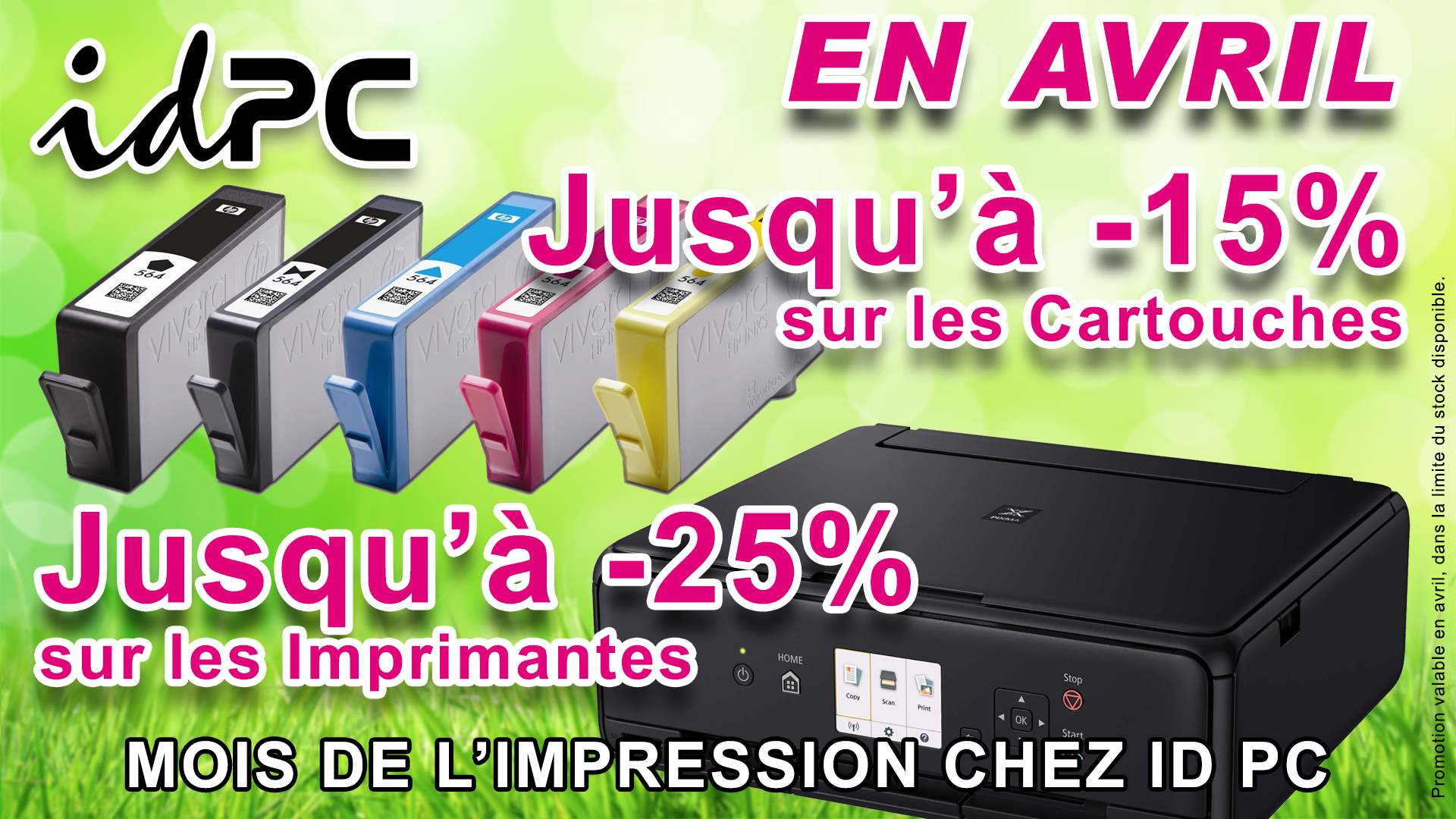 Promotions mois du consommable cartouches et imprimantes ID PC 43
